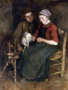 Young love by Albert Neuhuys