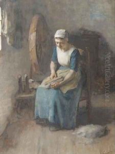 Combing the wool