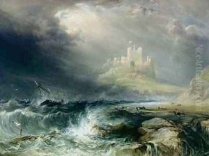 Bamburgh Castle Northumberland by William Andrews Nesfield