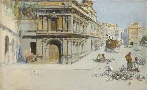 A square in Madrid