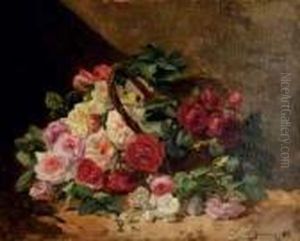 Roses In A Basket Roses In A Basket