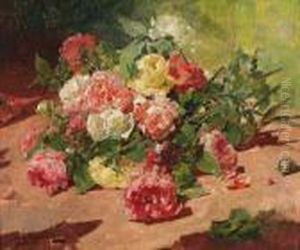 Jetee De Roses by Georges Jeannin