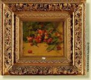 Nature Morte Aux Cerises by Georges Jeannin