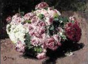 Bouquet De Roses by Georges Jeannin
