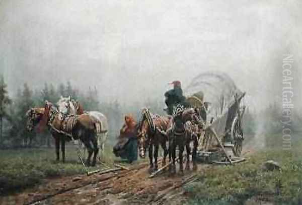 The Broken Freight Wagon 1862 - view 1