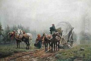 The Broken Freight Wagon 1862