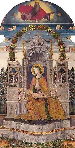 Virgin and Child Enthroned 1455 - view 1
