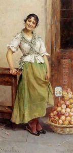 The Peach Seller by Stefano Novo