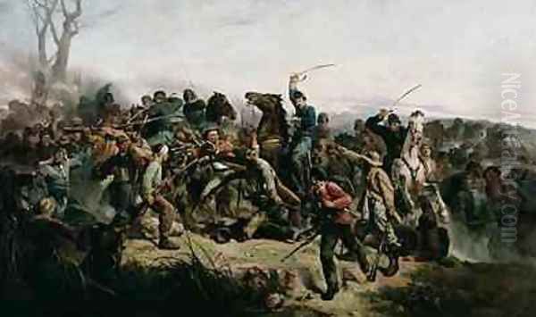 The Cavalry Charge of Lt Henry B Hidden 1862 - view 1