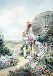 A Cottage Garden Dorset by T. Noelsmith
