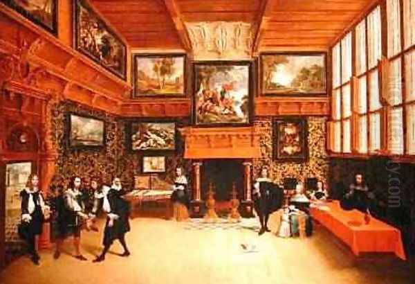 A Gentleman Receiving a Visitor 1650 - view 1
