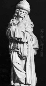 Prophet Wearing a Turban by Niccolo Dell' Arca
