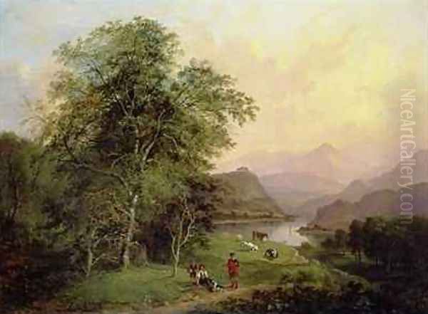 A View from Elcho Castle looking towards Ben Lawers - view 1