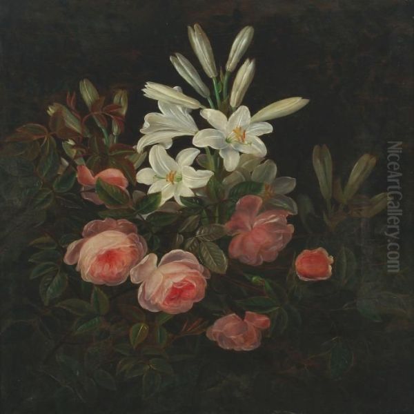 Roses And Lilies - view 1