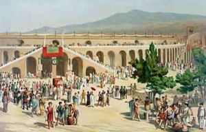 A Market in Pompeii by Niccolini, Antonio