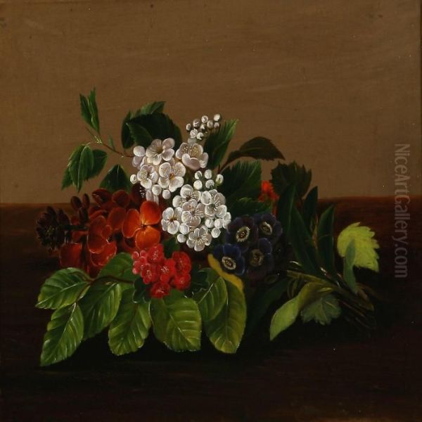 A Flower Bouquet On A Sill - view 1