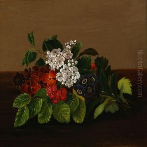 A Flower Bouquet On A Sill