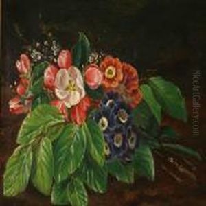 Flower Bouquet On A Table
