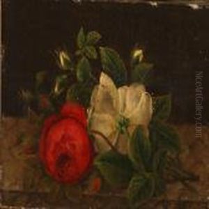 Flowers On A Stone Sill