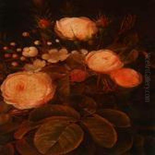 Pink Roses - view 1