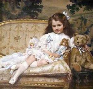 Portrait of Marjorie Cohen aged 5