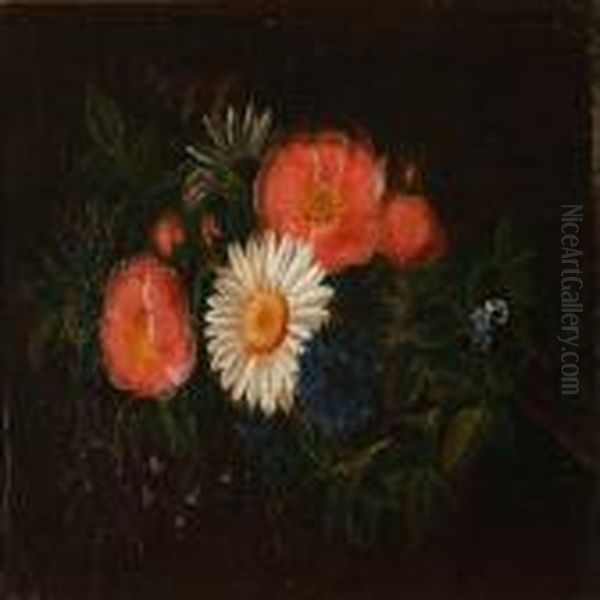 Colourful Flowers On A Table - view 1