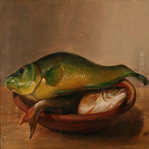 Two Cyprinids In A Bowl - view 1
