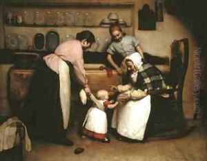 First Steps 1888 by George Hall Neale