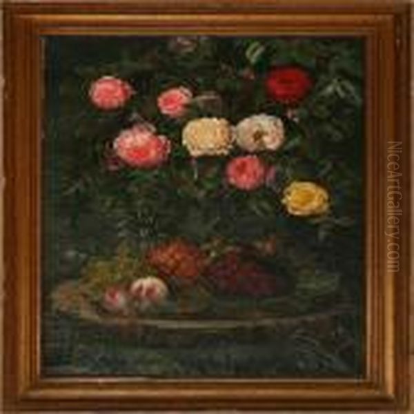 Still Life With Roses And Fruits - view 1