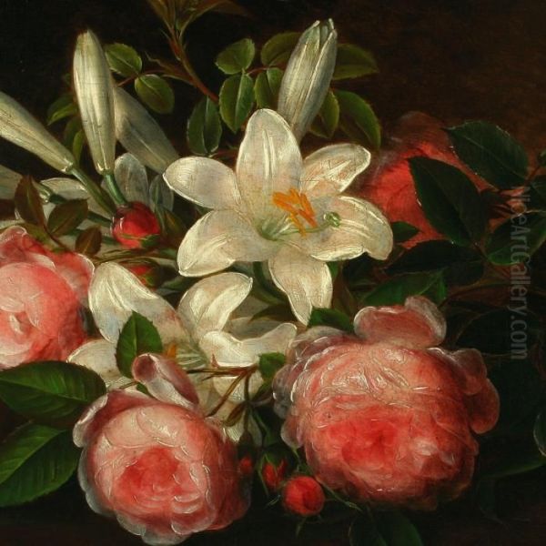 Still Life With Rosesand Lilies - view 1