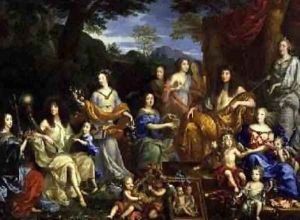 The Family of Louis XIV 1638-1715 1670 by Jean Nocret I