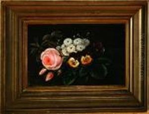 Flower Bouquet On A Windowsill by I.L. Jensen