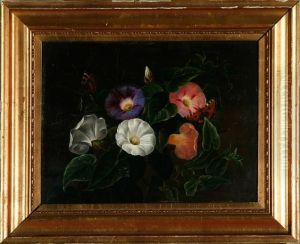 A Still Life With Bindweeds And A Butterfly by I.L. Jensen