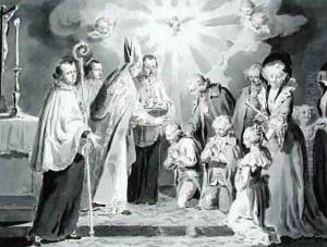 The Seven Sacraments Confirmation 1779 by Pietro Antonio Novelli