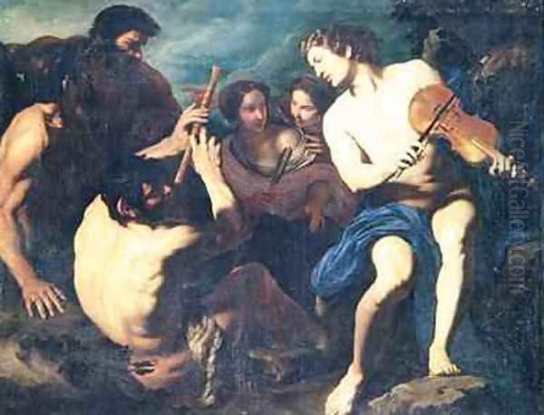 Musical Duel between Apollo and Marsyas - view 1
