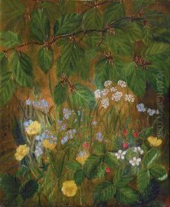 Waldstuck Mit Blumen