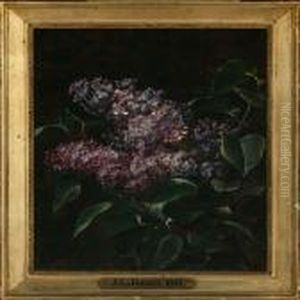 Purple Lilacs by Johan Laurentz Jensen