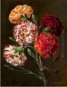 Nelkenbouquet by Johan Laurentz Jensen
