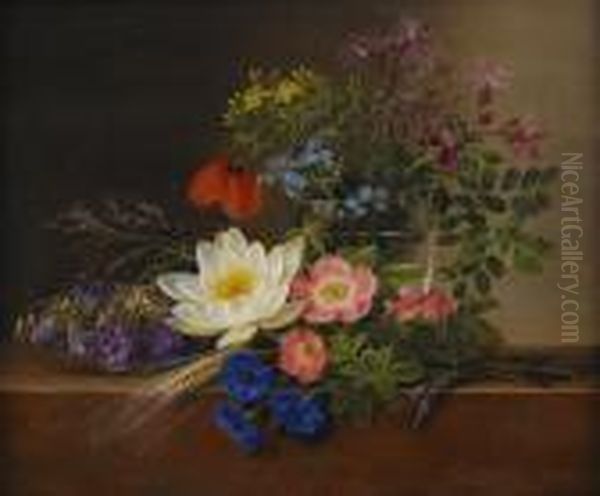 Signed And Dated J. L. Jensen 1832. Oil On Panel - view 1