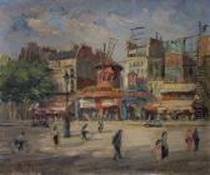 Le Moulin Rouge by Johan Laurentz Jensen
