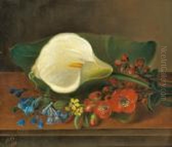 Calla Lillies And Primroses - view 1