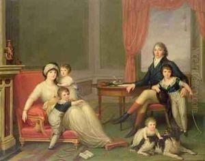 The Lambton Family in Italy by Augusto Nicodemo