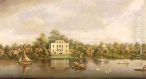 Popes Villa Twickenham 1765 by Joseph Nickolls