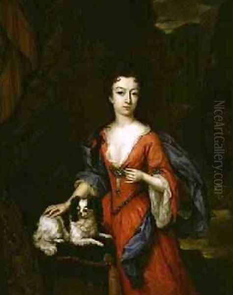 Portrait of a Lady with a Dog 1706 - view 1