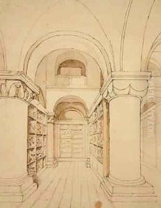 Interior View of St Johns Chapel Tower of London 1810 by Frederick Nash