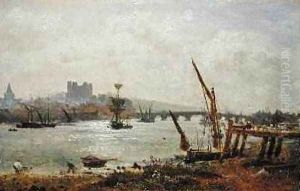 Rochester Cathedral and Castle 1820-30 Rochester Cathedral and Castle 1820-30