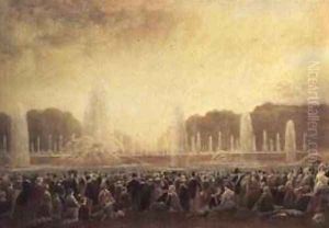 The Fountains at Versailles by Frederick Nash
