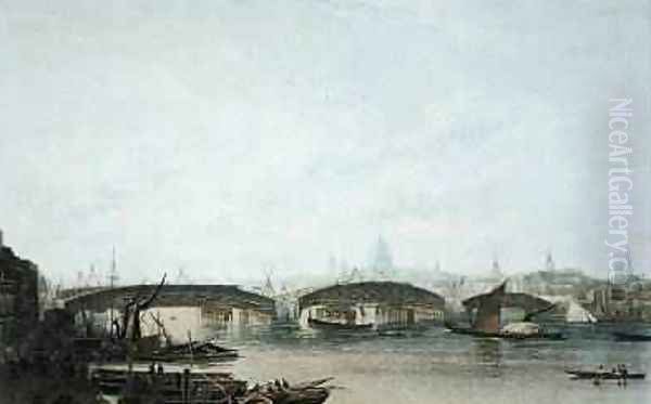 A View of the Southwark Bridge as it appeared in May 1818 - view 1