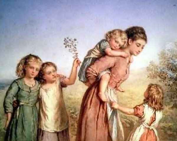 A Mother with her Children 1870 - view 1