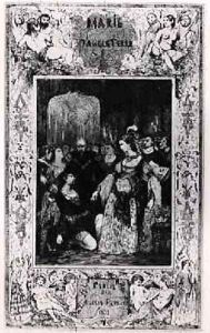 Frontispiece of Marie Tudor from Works by Celestin Francois Nanteuil